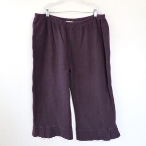 Chalet Et Ceci Knit Wide Leg Cropped Bloomer Pants 3X